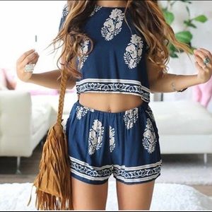 Two piece romper